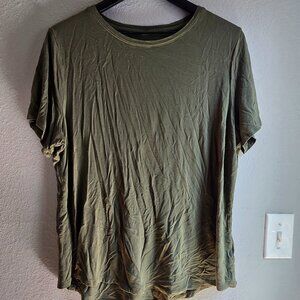 Olive Green Short Sleeve Tee - Old Navy - XL